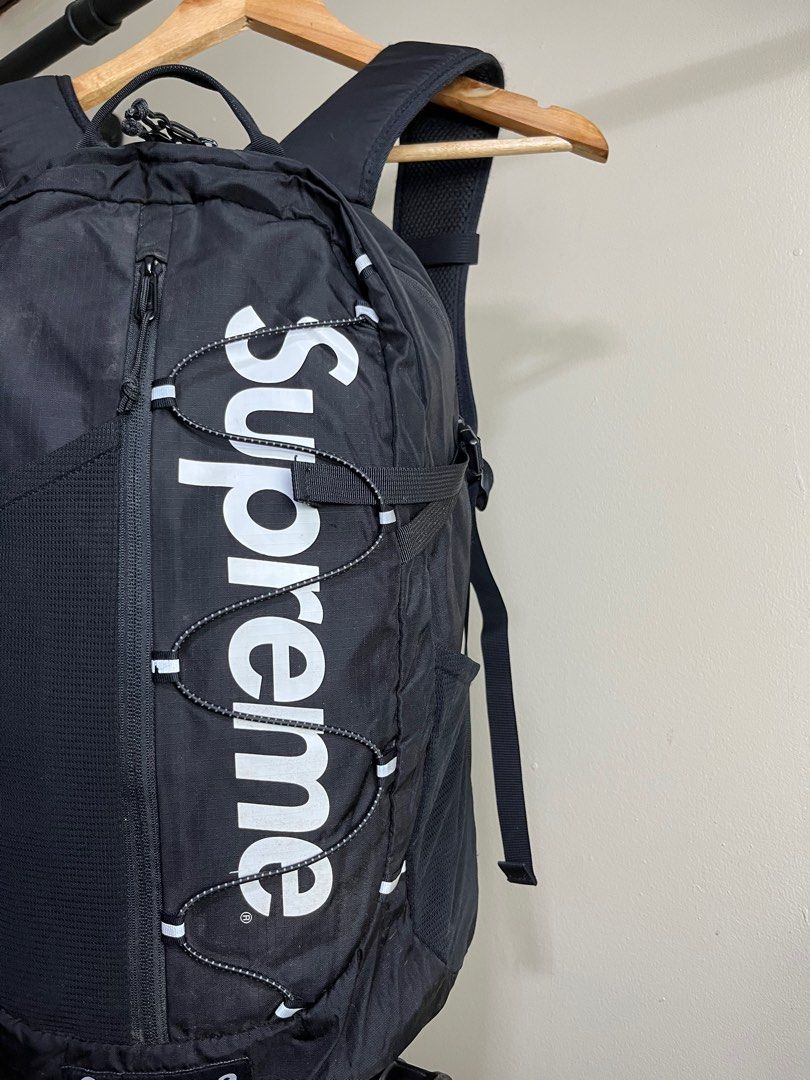 Supreme SS/2017 Cordura Backpack (Category: Backpacks) located in Cabanatuan. Submitted by cabsygoods (Listing ID 1411223258, Image 2). Description: Supreme SS/2017 Cordura Backpack Very good condition No issue Color rate 9/10 Still presentable Dm to purchase! 📩.