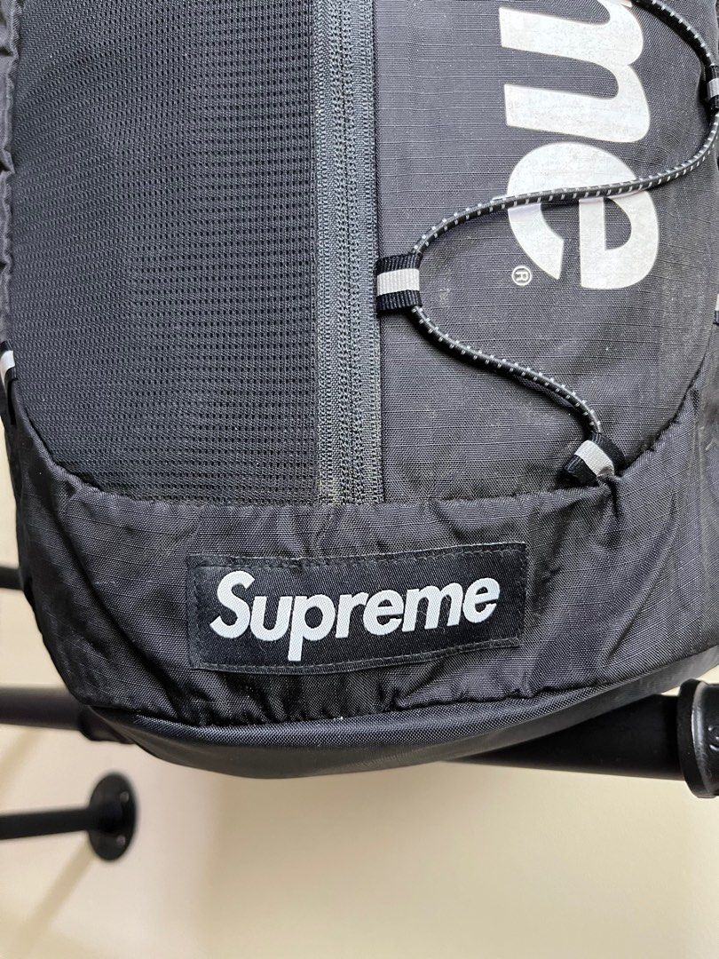 Supreme SS/2017 Cordura Backpack (Category: Backpacks) located in Cabanatuan. Submitted by cabsygoods (Listing ID 1411223258, Image 3). Description: Supreme SS/2017 Cordura Backpack Very good condition No issue Color rate 9/10 Still presentable Dm to purchase! 📩.