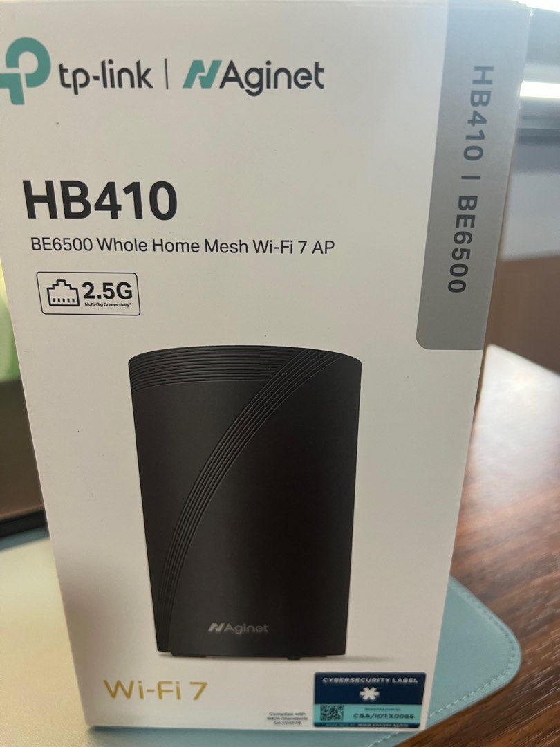 TPLink HB410 (BE6500) Whole Home Mesh Wi-Fi 7 AP, Computers & Tech ...