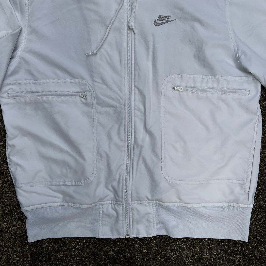 Vintage Nike Big Swoosh Jacket (Category: Coats, Jackets and Outerwear) located in Manila. Submitted by _vault (Listing ID 1411127691, Image 3). Description: 24"x27".