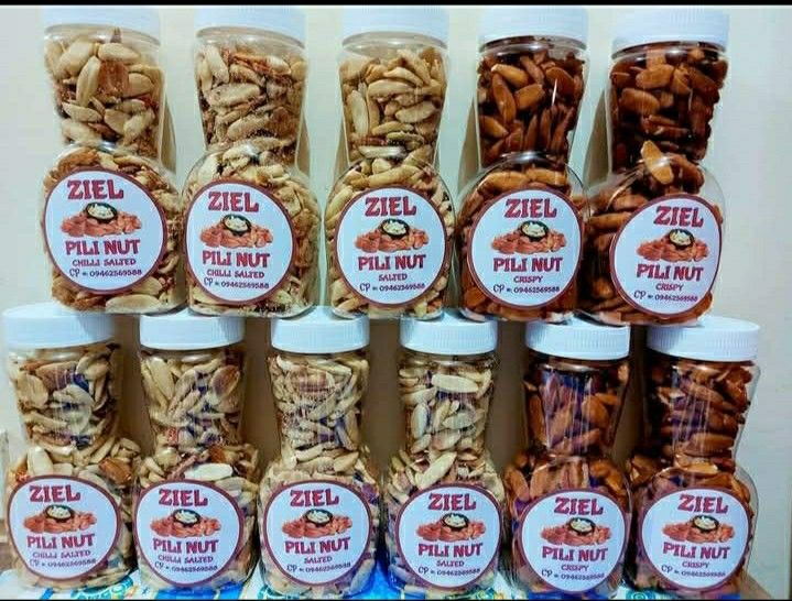 Ziel Pili Nut -Crispy (Category: Health Food, Drinks & Tonics) located in Naga. Submitted by pec3c (Listing ID 1411238955, Image 1). Description: Enjoy Ziel Pili Nuts in Chilli Salted, Salted, and Crispy flavors! Available in clear jars & ziplock pouch, perfect for snacking. 300g @ PHP 280.00 140g @ PHP 150.00.