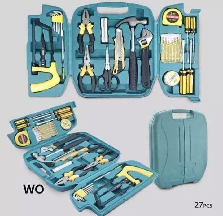 27pcs Repairing Tools Set (Category: Construction Tools & Equipment) located in Manila. Submitted by yannieshop (Listing ID 1411288365, Image 3). Description: 27pcs Repair Tools Set.