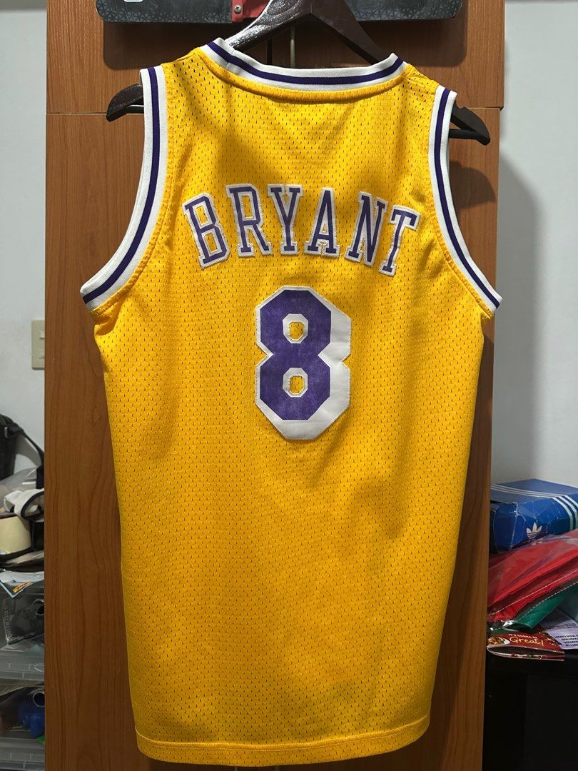 Adidas Rookie Kobe Bryant Jersey (Category: Activewear) located in Makati City. Submitted by patstrillthangs (Listing ID 1411335553, Image 3). Description: Adi Home Rookie Kobe Swingman Jersey Size Small (Fits like Medium for Modern Nike Jersey) Jersey has great color rate (Flaw is the print on the patch they to be restored) Acquired from NBA Store in Glorietta last 2017 50th Anniversary NBA logo 2.3k Makati meetup or shipping Vouch/LC all you wa