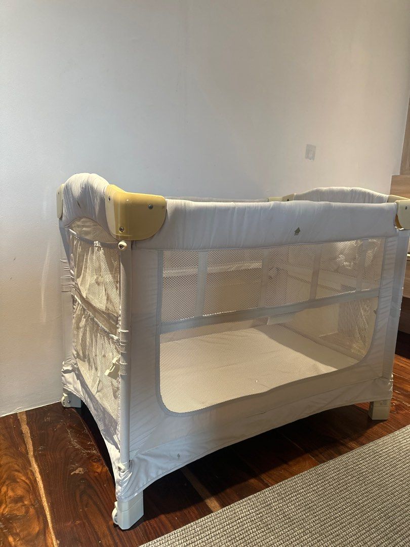 Armsreach Cosleeper (Category: Cots & Cribs) located in Angeles City. Submitted by shopmycloset_101 (Listing ID 1411353769, Image 2). Description: - Armsreach Cosleeper - Good condition - Neutral color - Mesh sides for visibility and ventilation - Safe and comfortable for baby - Well-maintained original price 17,000 .