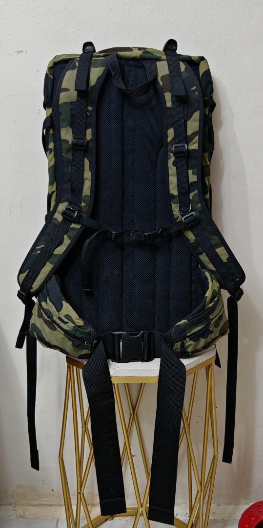 BAPE x Porter Camo Backpack (Category: Backpacks) located in Makati City. Submitted by marquez25 (Listing ID 1411305144, Image 3). Description: Like new condition.