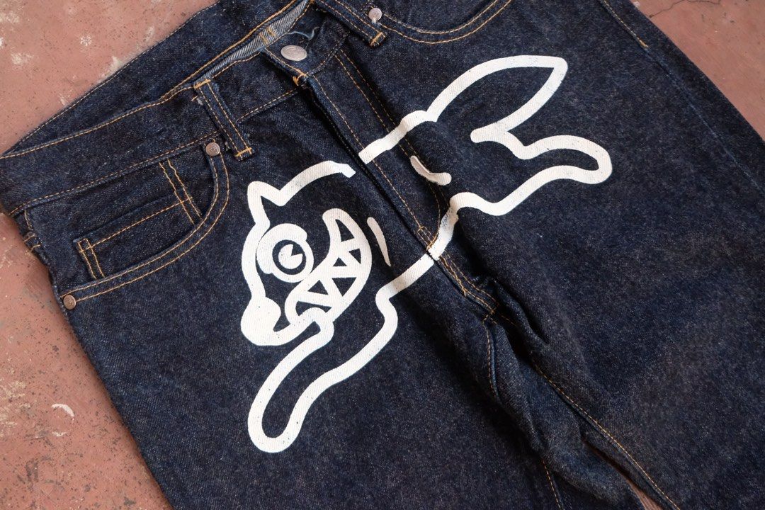 billionaires boys club (Category: Jeans) located in Cainta. Submitted by plus.eighty.one (Listing ID 1411272653, Image 3). Description: bbc running dog size xs condition : 9/10 light signs of wear, light scratch in back tab.