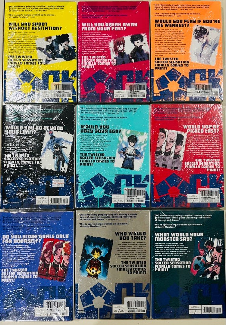 Blue Lock Manga (Category: Comics & Manga) located in Cavite. Submitted by mqaelaa (Listing ID 1411375841, Image 2). Description: - Blue Lock manga volumes 2-10 • 500 each Vol 2 & 3 sold❌ - Sealed in original packaging -Bought from fullybook -Brand new.