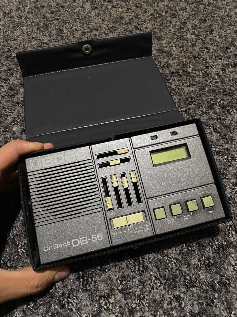 Boss Dr. Beat DB-66 (Category: Soundbars, Speakers & Amplifiers) located in Bulacan. Submitted by thriftstarph (Listing ID 1411425126, Image 1). Description: PLEASE READ THE DESCRIPTION BELOW ‼️ Boss Dr. Beat DB-66 Metronome RhythmMachine Great Condition From: Japan .