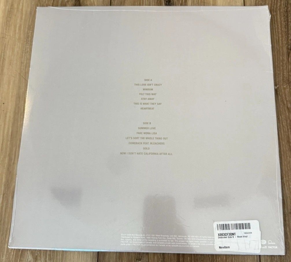 Carly Rae Jepsen – Dedicated LP (Category: Vinyls) located in Manila. Submitted by ramonrobin.cruz (Listing ID 1411426005, Image 2). Description: Carly Rae Jepsen – Dedicated LP Brand New sealed made in Germany.
