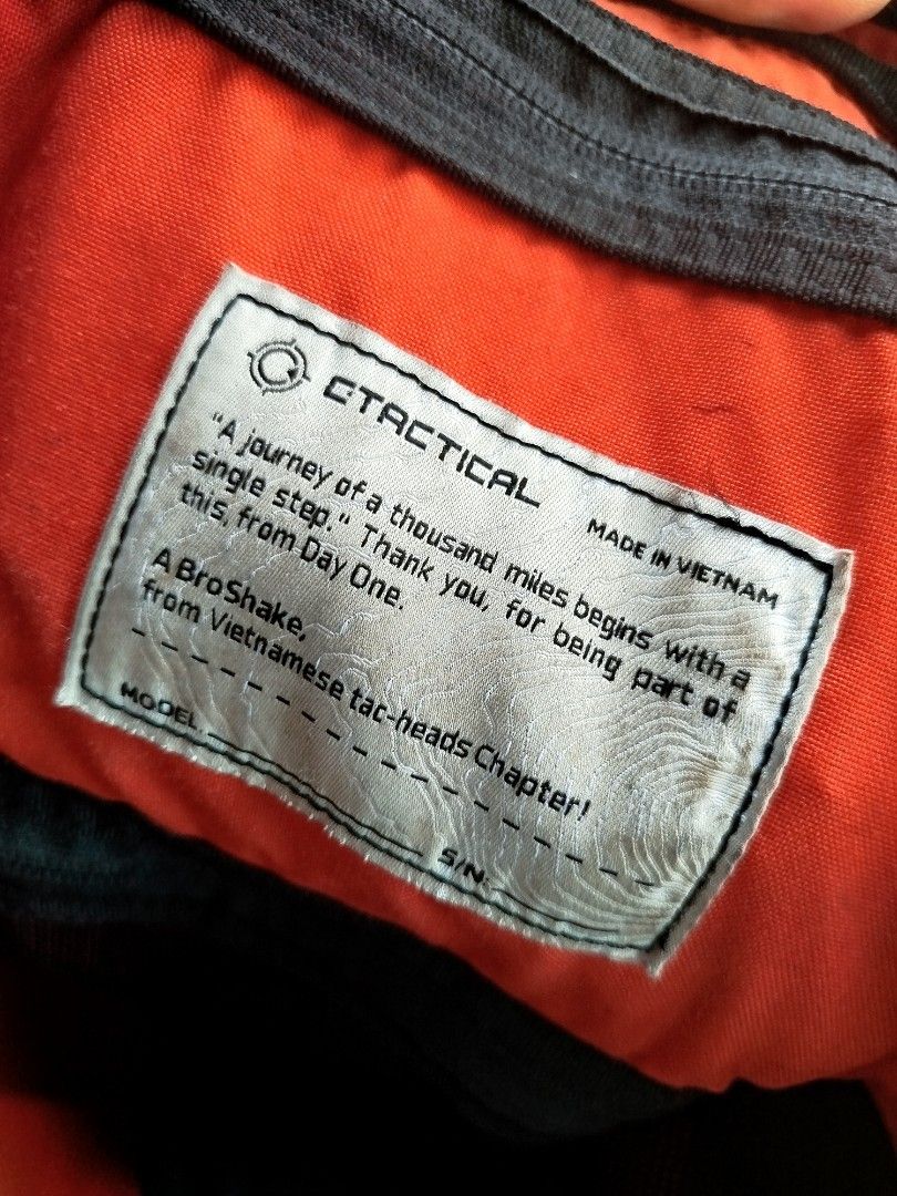 CTACTICAL Backpack (Category: Backpacks) located in Kuala Lumpur. Submitted by bandel4 (Listing ID 1411313692, Image 3). Description: CT21 tanker. backpack edc used but not abused. bought new. selling as i got a new pack. can nego a bit. prefer cod at aeon big puchong utama. post possible but depends on my availability. . - Black tactical backpack - Durable CORDURA fabric - Multiple compartments and straps - Orange interior with mesh pockets - Ma