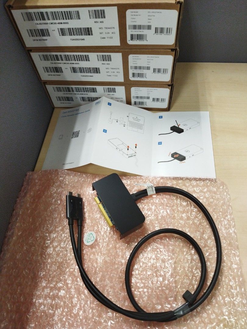 Wd22tb4 Module Dell WD22TB4 Cable Upgrade Module Assembly USB-C DTRRP Thunderbolt 4 ...