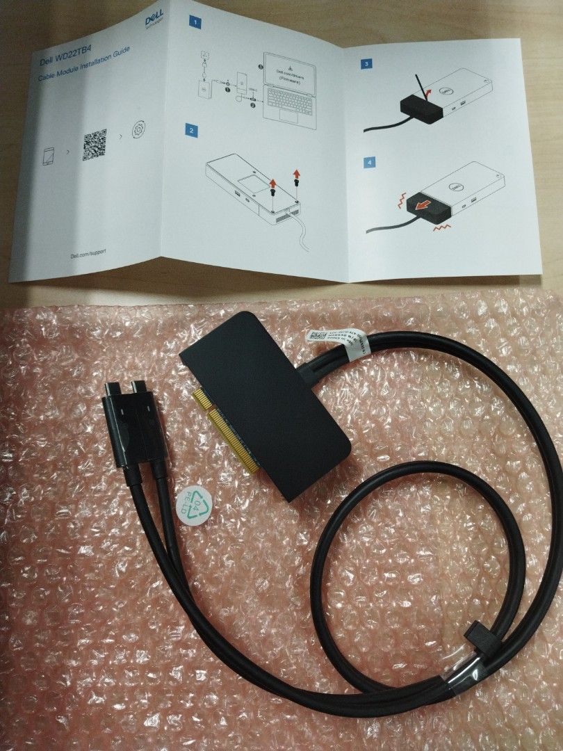 Wd22tb4 Module Dell WD22TB4 Cable Upgrade Module Assembly USB-C DTRRP Thunderbolt 4 ...
