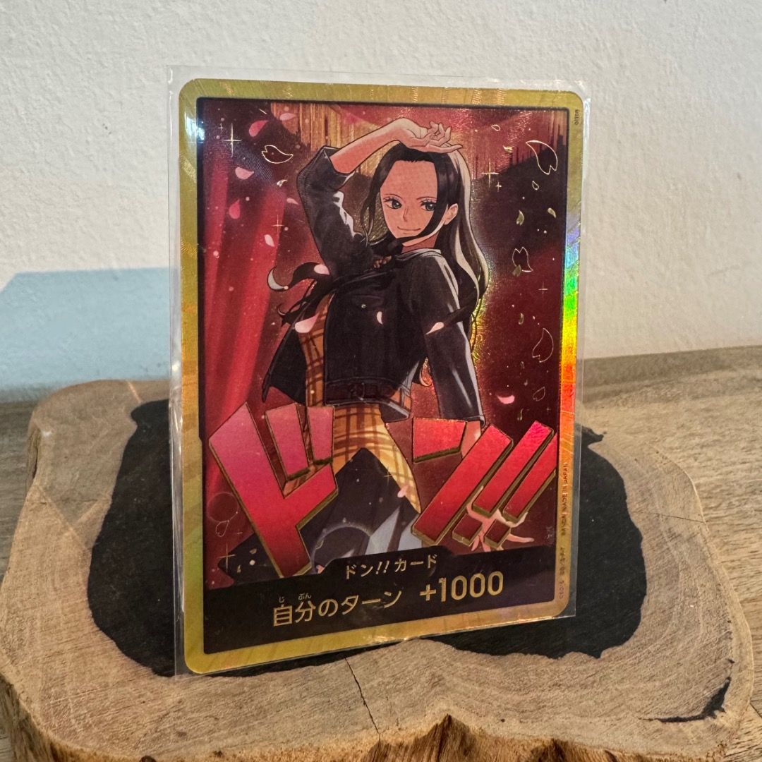 DON!! Nico Robin EB03 Gold Frame HOLO ONE PIECE Heroines Edition TCG ...