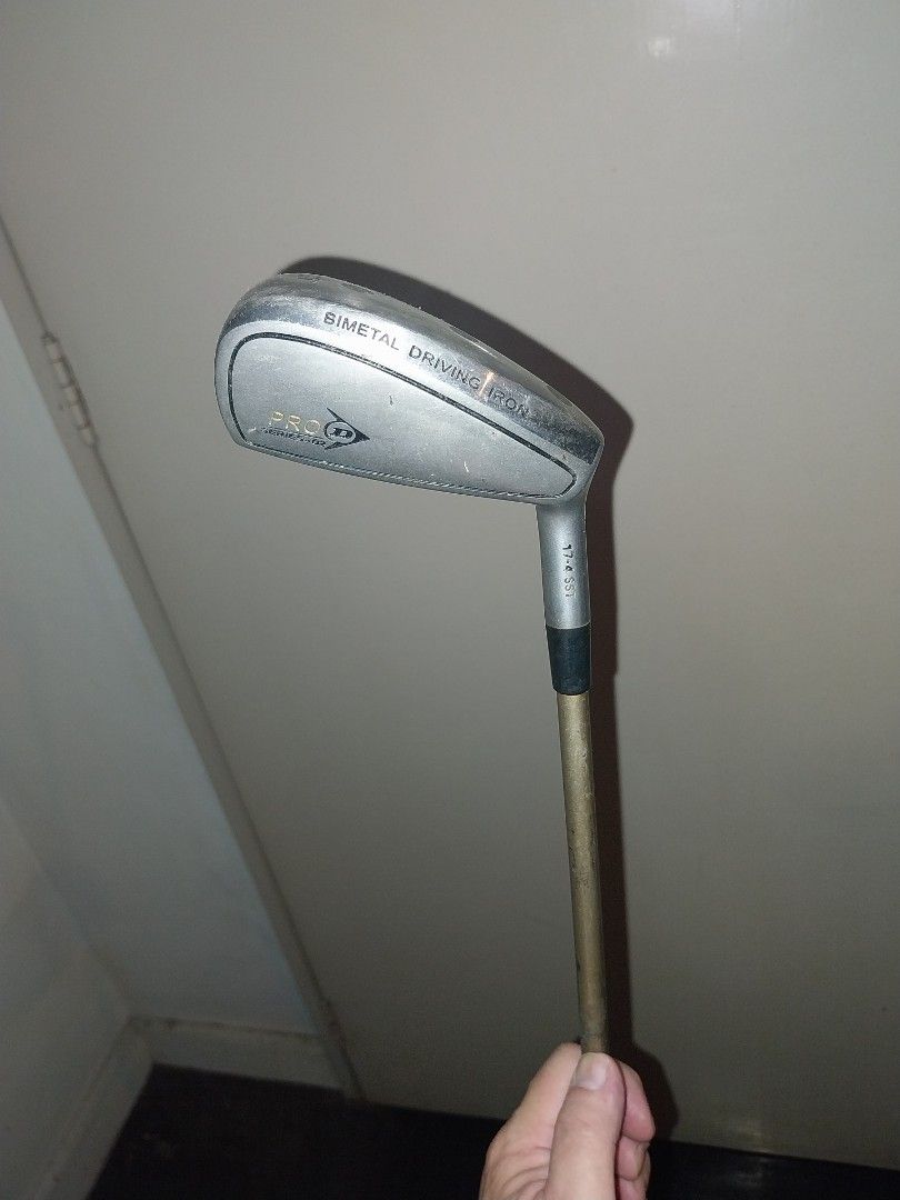 Dunlop Bi-Metal Driving Iron (Category: Golf) located in Makati City. Submitted by joescs72 (Listing ID 1411366786, Image 1). Description: DUNLOP Pro Driving Iron - Unused.