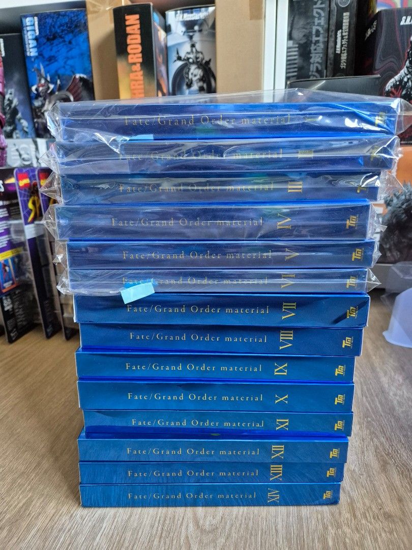 Fate/Grand Order Material Books - FGO Books 1-14, Hobbies & Toys