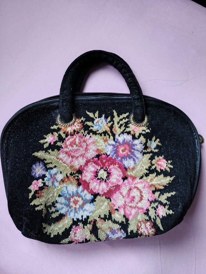 Feiler chenille tapestry bag purse (Category: Purses & Pouches) located in San Jose del Monte. Submitted by mrsmelo (Listing ID 1411302255, Image 1). Description: Hi! Just decluttering my closet and our home 😊 -Feiler bag - great condition, I just haven't washed it when I took the photos. I already washed it now - G c ash only - no returns / exchanges 😊🙏🏻 - perfect for Old Souls like yours truly 😊, great size too for going out 😊.