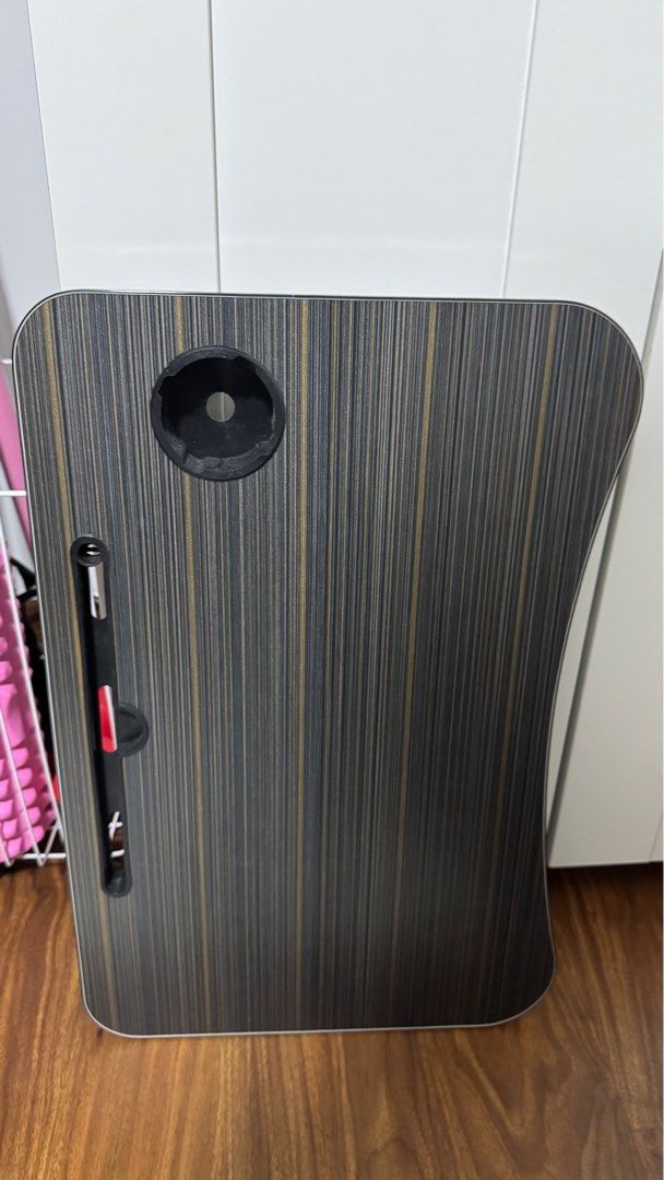 Foldable Table (Category: Other Kitchenware & Tableware) located in Singapore. Submitted by thankyouforthepurchase (Listing ID 1411403606, Image 1). Description: It comes with: ☑️ Built-in slot for iPad / tablet ☑️ Small drawer for storage ☑️ Bottle / cup holder Selling as I no longer need it. Self-collect only..