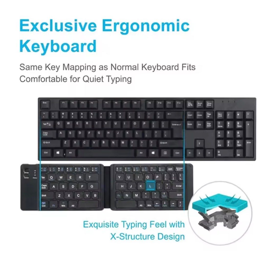 Folding Bluetooth Keyboard for IPAD Mobile Tablet Notebook Portable Office Mini Wireless Keyboard Storage Three Systems Universa (Category: Computer Keyboard) located in Mandaluyong City. Submitted by ebsor (Listing ID 1411310395, Image 2). Description: For Sale: Folding Bluetooth Keyboard for IPAD Mobile Tablet Notebook Portable Office Mini Wireless Keyboard Storage Three Systems Universa.
