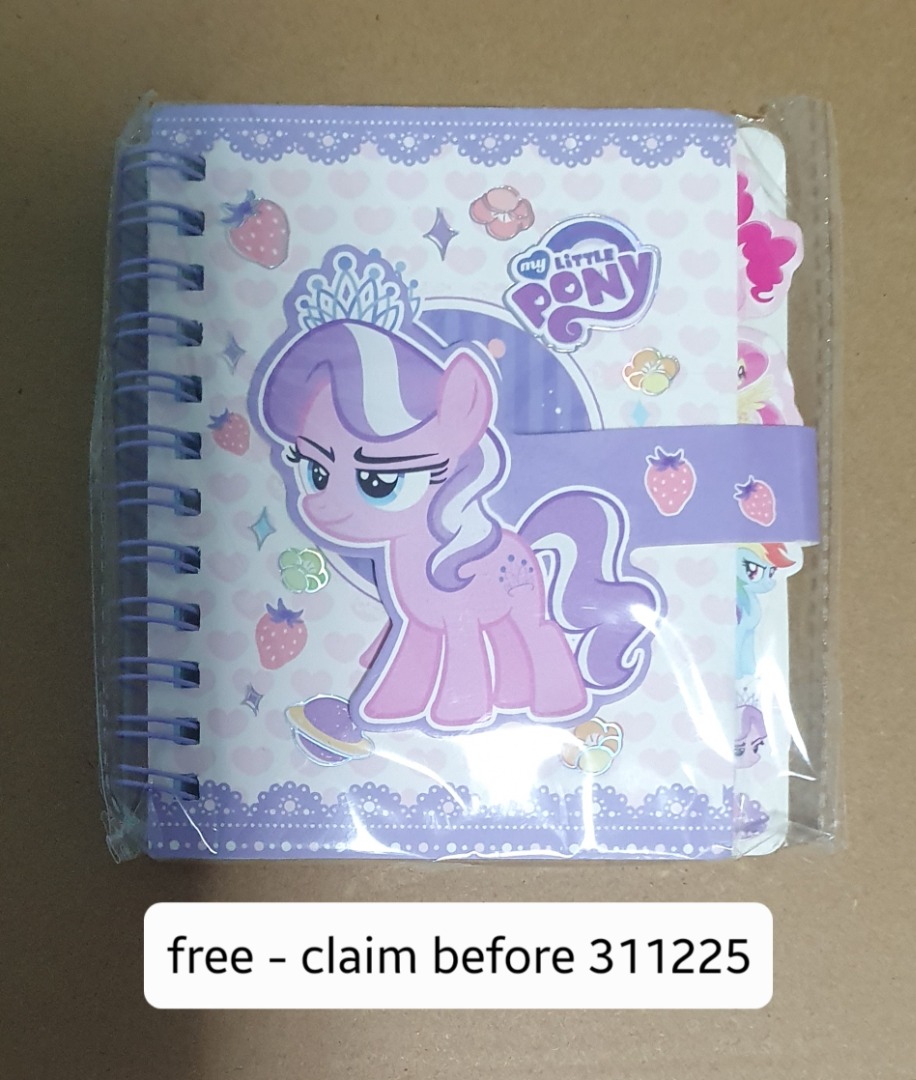 FREE My Little Pony MLP Notebook, Hobbies & Toys, Stationery & Craft ...