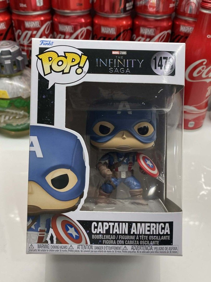 Funko Pop Captaib America Infinty Saga (Category: Designer & Blind Box Toys) located in Quezon City. Submitted by jotioco (Listing ID 1411378074, Image 1). Description: .