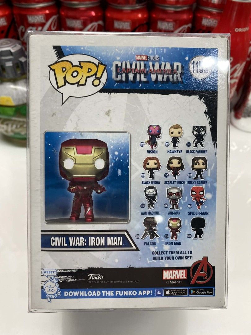 Funko Pop Iron Man Civil War (Category: Designer & Blind Box Toys) located in Quezon City. Submitted by jotioco (Listing ID 1411378518, Image 2). Description: .