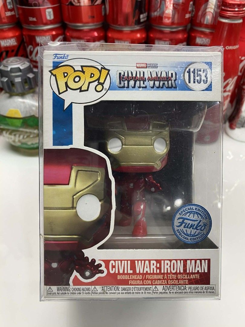 Funko Pop Iron Man Civil War (Category: Designer & Blind Box Toys) located in Quezon City. Submitted by jotioco (Listing ID 1411378518, Image 1). Description: .