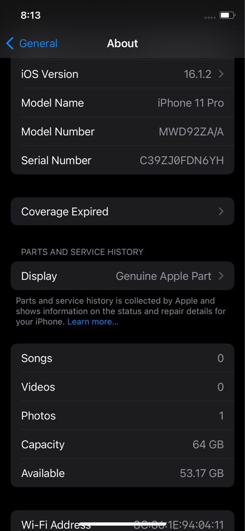 Iphone 11 pro (Category: iPhone 11 Series) located in Pasay City. Submitted by jawab. (Listing ID 1411384745, Image 2). Description: - iPhone 11 Pro - free original kate spade case - black - 64GB storage - no box -no charger - Battery Health: 84% - Available for meetups in taft avenue or makati (Cash & Carry, rsquare).