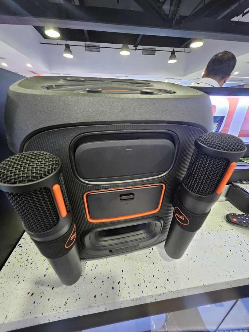 JBL SPEAKERS PARTY BOX SERIES (Category: Soundbars, Speakers & Amplifiers) located in Manila. Submitted by chuck_claros (Listing ID 1411301745, Image 3). Description: JBL PARTY BOX SERIES SPEAKER PORTABLE PARTY SPEAKER ☑️BRAND NEW FACTORY SEALED UNIT WITH OFFICIAL SALES INVOICE AND WARRANTY ✅(MODEL NO.) ◽ WIRELESS MICROPHONE - 5,790 🔹⬇️🔹 ◽PARTY BOX ENCORE ESSENTIAL V2 WITHOUT MICROPHONE - 14,990 ◽PARTY BOX ENCORE PARTY (WITH MICROPHONE) - 19,49