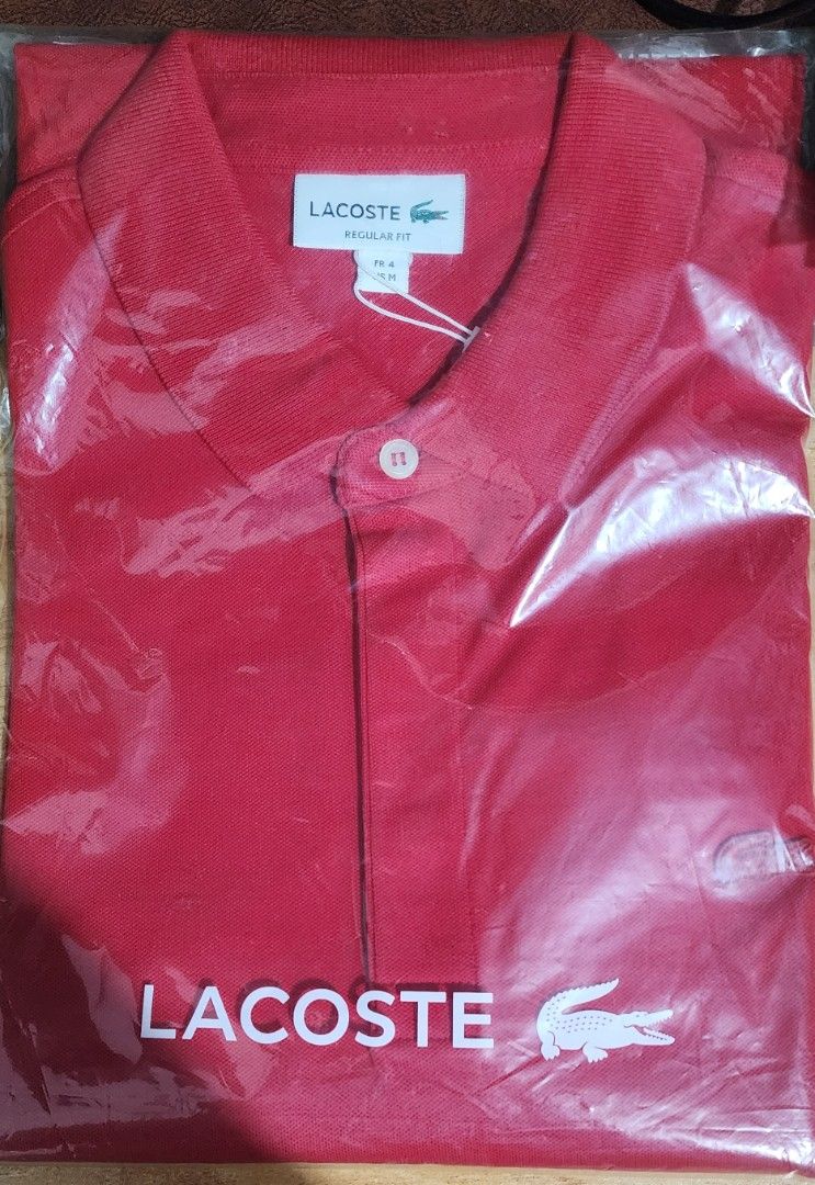 Lacoste Regular Fit Polo Shirt (Category: Tshirts & Polo Shirts ) located in Quezon City. Submitted by carpsmd (Listing ID 1411411294, Image 2). Description: Selling brandnew and original Lacoste shirts. All were bought locally. Selling because they are too big for me now willing to trade to smaller size (regular fit size 3 or asia slim fir size 4).