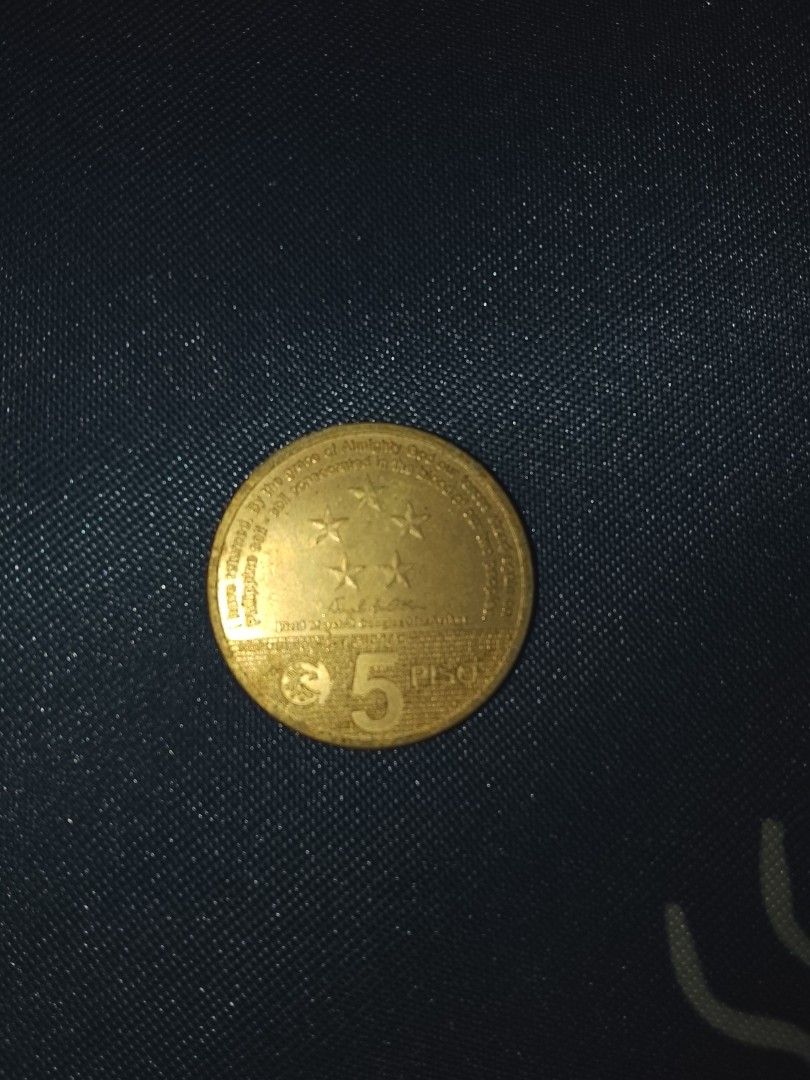 LEYTE GULP LANDING 70TH ANNIVERSARY COIN (Category: Currency) located in Manila. Submitted by bns69 (Listing ID 1411338034, Image 2). Description: Rare 5 peso coin.