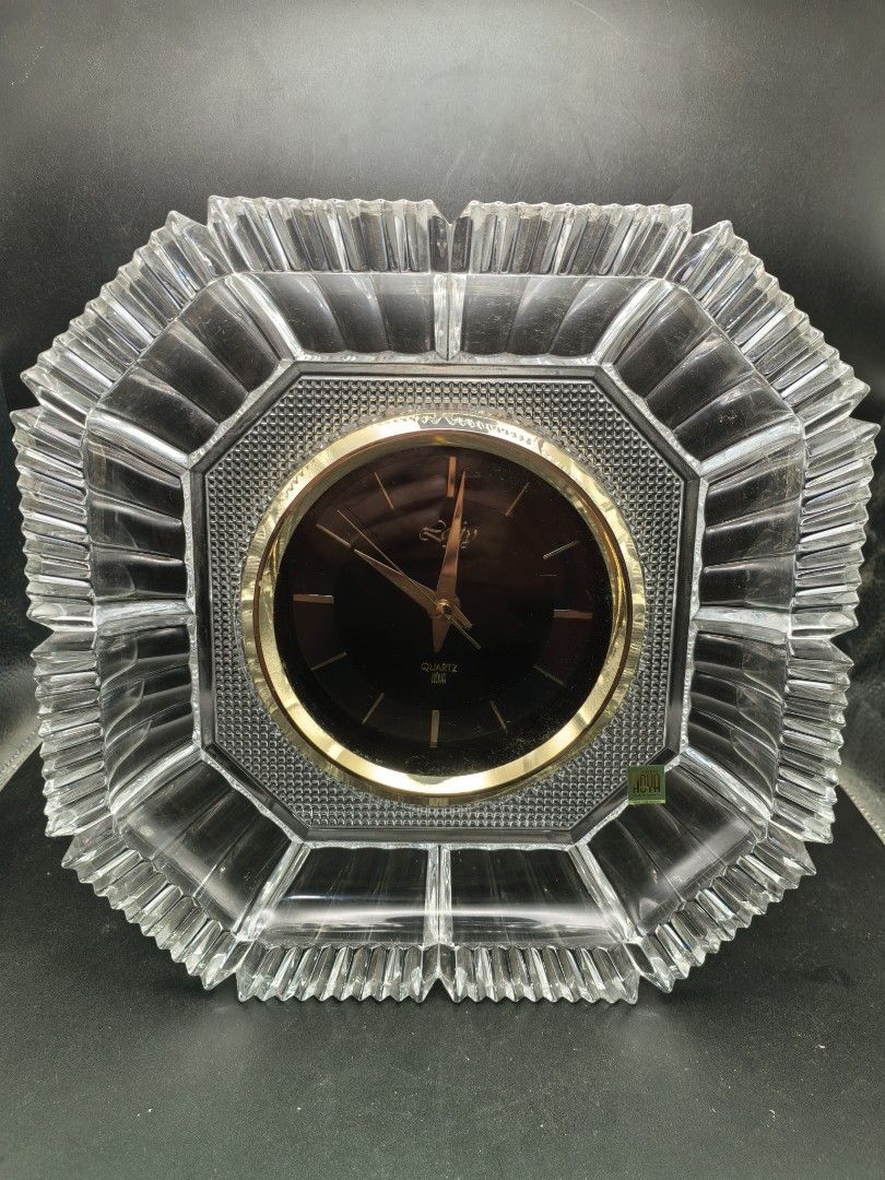 Mantel Clock - NOT WORKING (Category: Clocks) located in Cebu City. Submitted by dudes_villanueva (Listing ID 1411415826, Image 2). Description: Mantel Clock Brand: Lofty Hoya Crystal 📌Not Working. Sold as is. For Display or Repair. L10.25xH10.25 in.