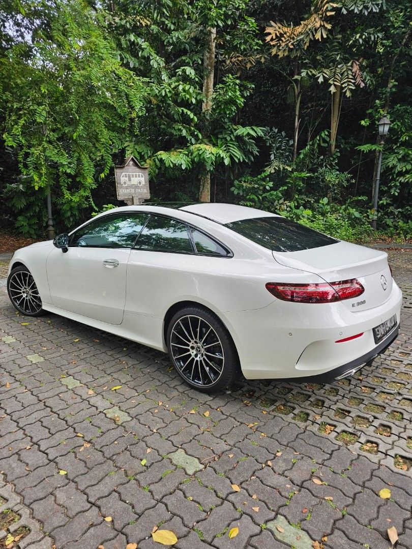 Mercedes-Benz E-Class Coupe Mild Hybrid E300 AMG Line Night Edition Premium Plus (A) (Category: Used Cars) located in Singapore. Submitted by marayden (Listing ID 1411396188, Image 3). Description: Almost brand new. Seldom driven. Only Genuine Buyers. No dealers please.
