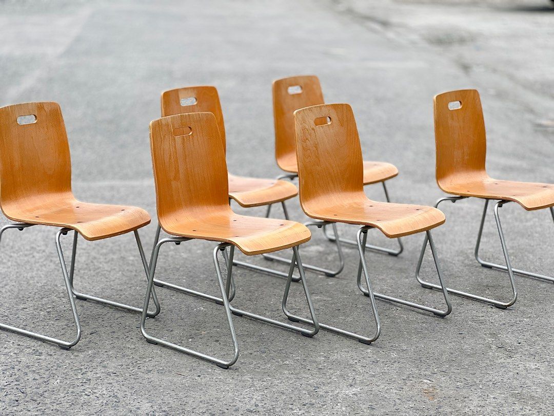Midcentury bentply stackable chair Made in Japan (Category: Chairs) located in Bulacan. Submitted by rock_off.thriftshop.ph (Listing ID 1411331886, Image 2). Description: .