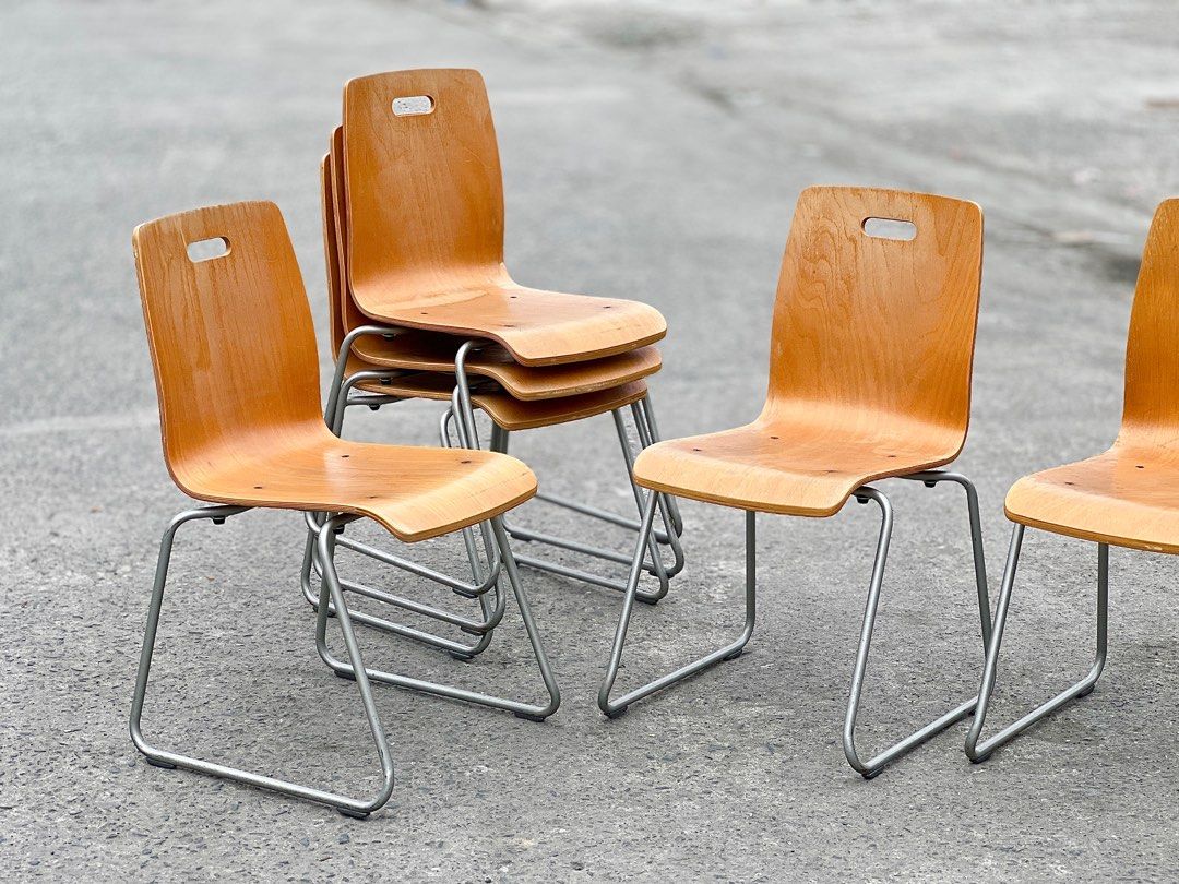 Midcentury bentply stackable chair Made in Japan (Category: Chairs) located in Bulacan. Submitted by rock_off.thriftshop.ph (Listing ID 1411331886, Image 1). Description: .