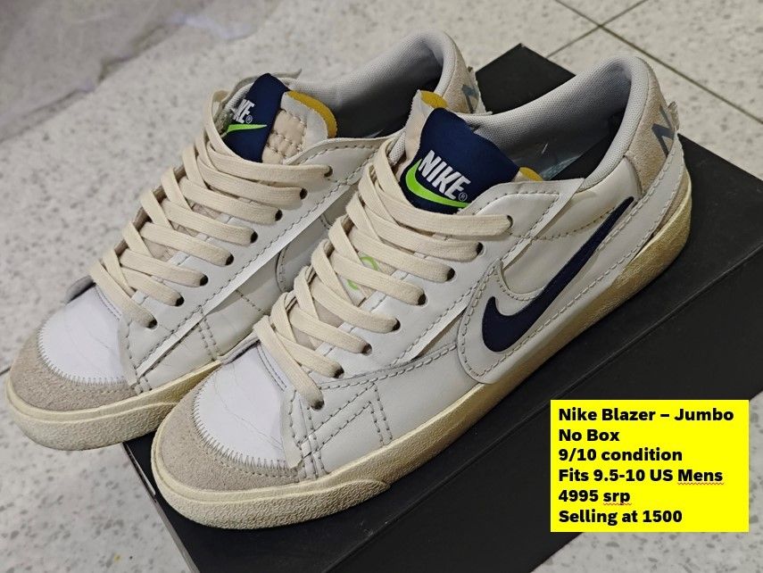 Nike Blazer - Jumbo (Category: Sneakers) located in Bulacan. Submitted by jesteruy (Listing ID 1411293757, Image 1). Description: preloved shoes, uses in the office. details in the pic..