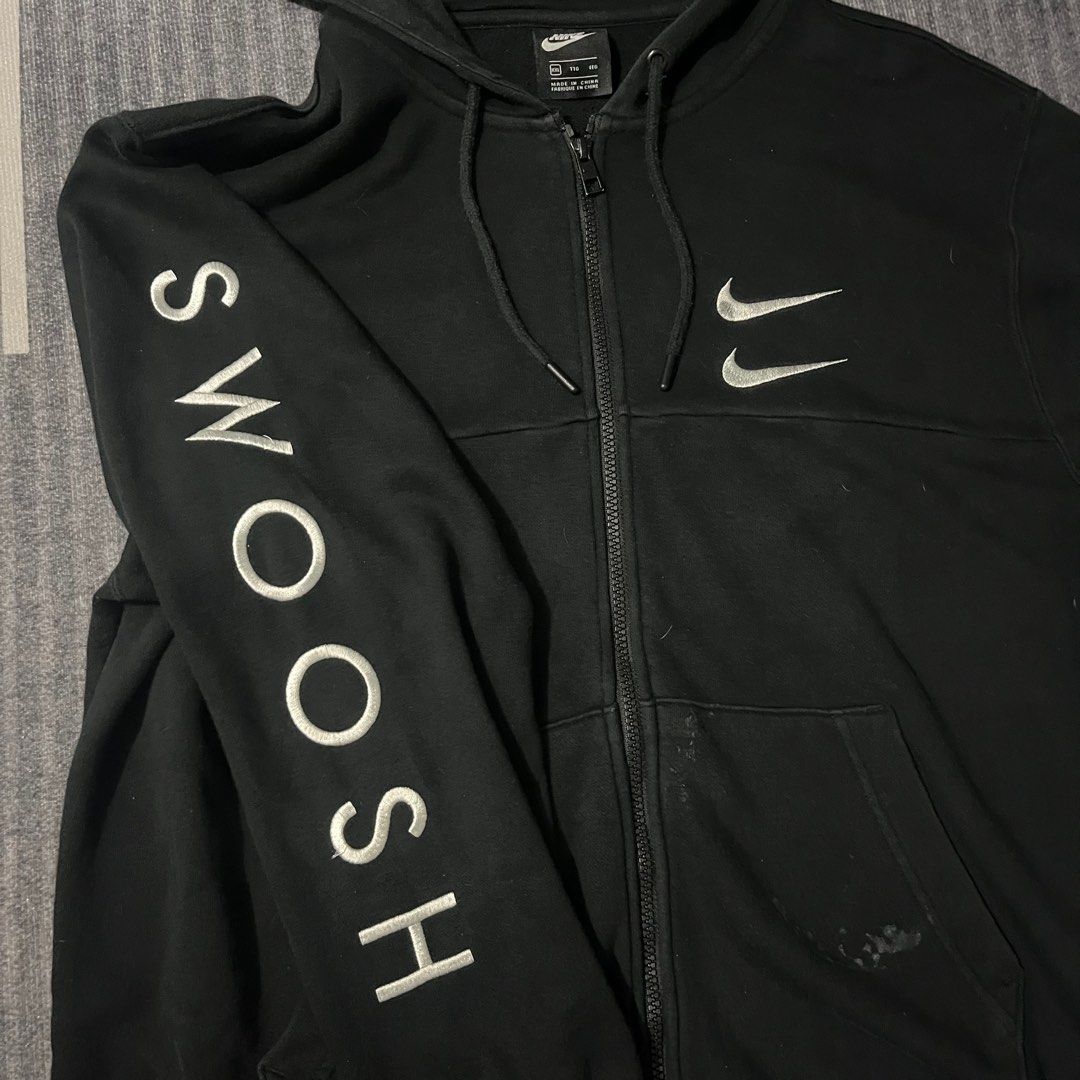 NIKE DOUBLE SWOOSH (Category: Coats, Jackets and Outerwear) located in Manila. Submitted by gotstar (Listing ID 1411441149, Image 1). Description: NIKE DOUBLE SWOOSH ~ Dimensions• Width: 24 Length: 27 ~ Good Condition Issue: Check Pic 8.5/10 Overall Condition ~ ₱900 Negotiable ~ Price does not include shipping fee Check details before buying Color may vary due to lightning Courier: JnT.
