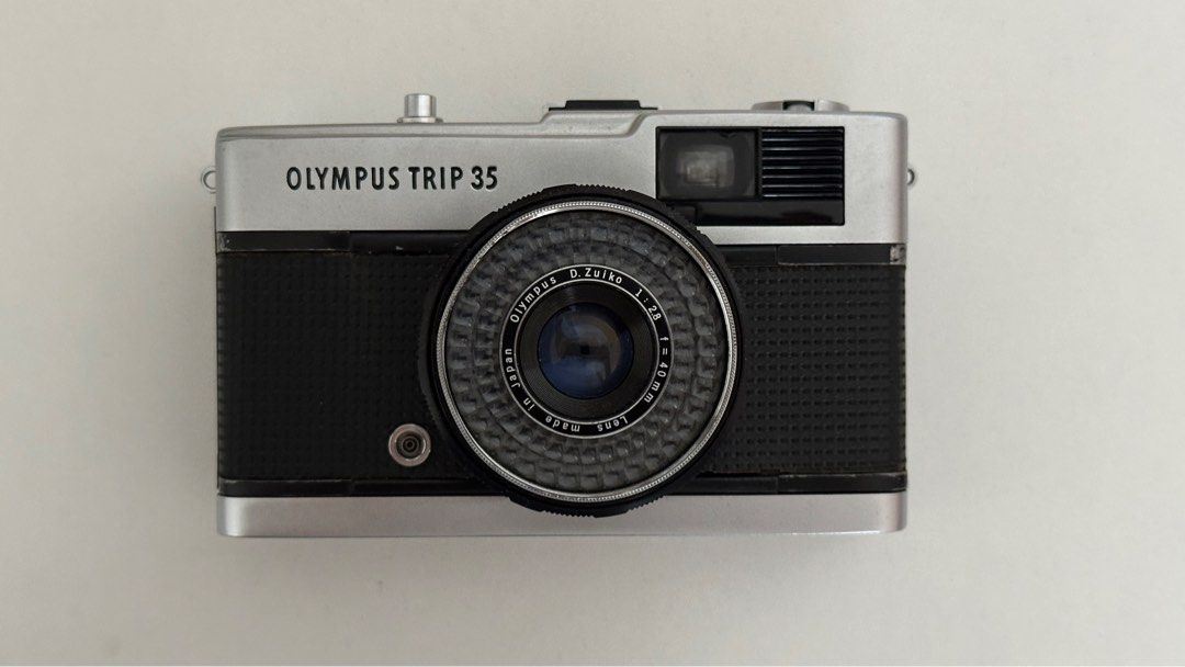 Olympus Trip 35 Film Camera (Category: Cameras) located in Pasig City. Submitted by isa.misc (Listing ID 1411407301, Image 1). Description: Fully functional and in good working condition Light meter working Clean body with some signs of use Sample pics upon request.