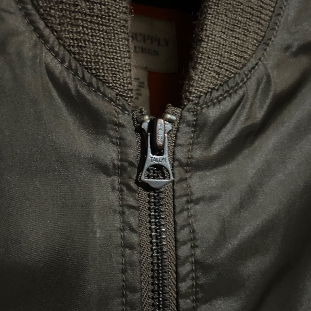 Ralph Lauren - Denim & Supply Flight Bomber Jacket (Category: Coats, Jackets and Outerwear) located in Bacolod City. Submitted by cast.archives (Listing ID 1411415380, Image 3). Description: Ralph Lauren - Denim & Supply Flight Bomber Jacket Authentic Size: Medium fit Condition: Excellent Flaw: None.