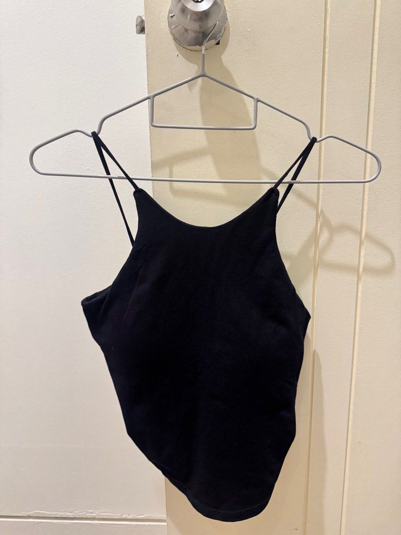 Sling Top (Category: Sleeveless) located in Quezon City. Submitted by monisea (Listing ID 1411416420, Image 2). Description: GET ALL FOR 180php - Available in Black, White, and Beige - Unique Asymmetrical Design - Features Thin Straps - Scoop Neckline - Comfortable, Lightweight Fabric - Perfect for Casual Wear or Layering.