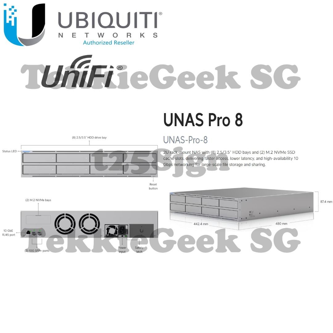 [JAN PROMO - READ DESCRIPTION] UBIQUITI UNIFI UNAS PRO 8 UNAS-PRO-8 ...