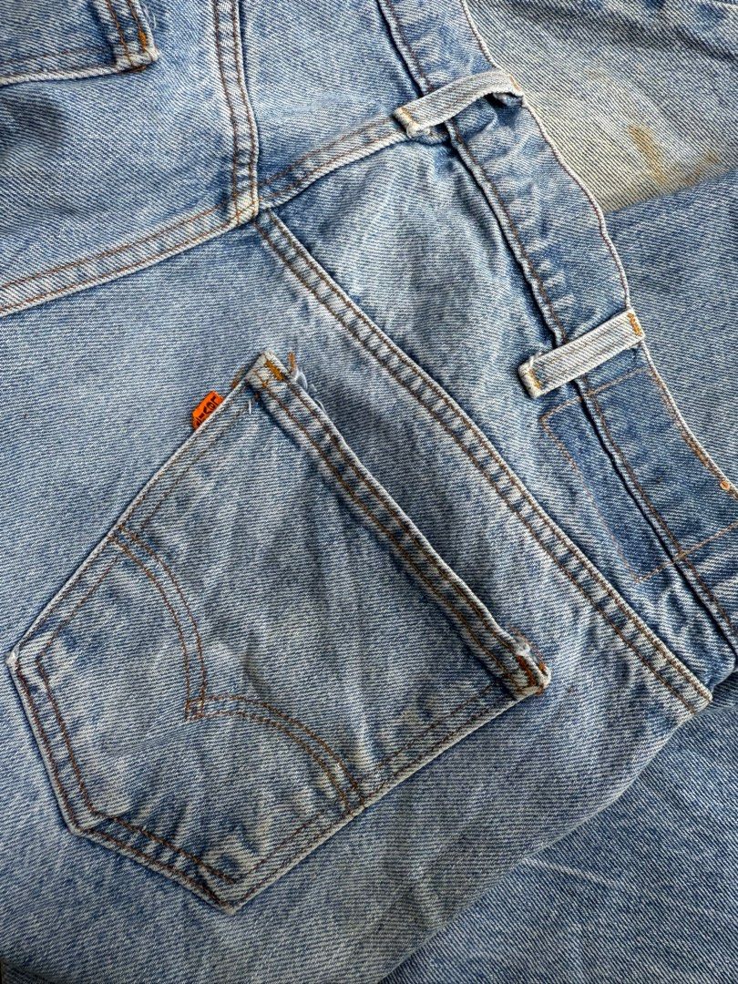 80's Levi's 505 Orange Tab Jeans (Category: Jeans) located in Quezon City. Submitted by though.bare (Listing ID 1411490413, Image 3). Description: Fits on 36 up to 38 for Men In good, worn condition. Waist : 19" Length : 40" Front Rise : 13" Inseam : 28" Thigh : 12.5" Opening : 8.5" Listings not marked sold/reserved are available for purchase Feel free to send me a DM for inquiries! Payment thru GCash/Maya only These are preloved/used items, mana