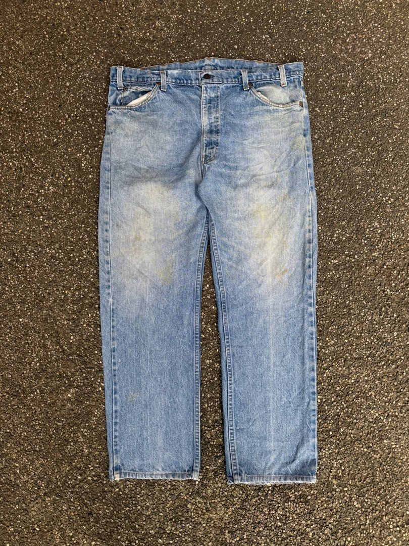 80's Levi's 505 Orange Tab Jeans (Category: Jeans) located in Quezon City. Submitted by though.bare (Listing ID 1411490413, Image 1). Description: Fits on 36 up to 38 for Men In good, worn condition. Waist : 19" Length : 40" Front Rise : 13" Inseam : 28" Thigh : 12.5" Opening : 8.5" Listings not marked sold/reserved are available for purchase Feel free to send me a DM for inquiries! Payment thru GCash/Maya only These are preloved/used items, mana