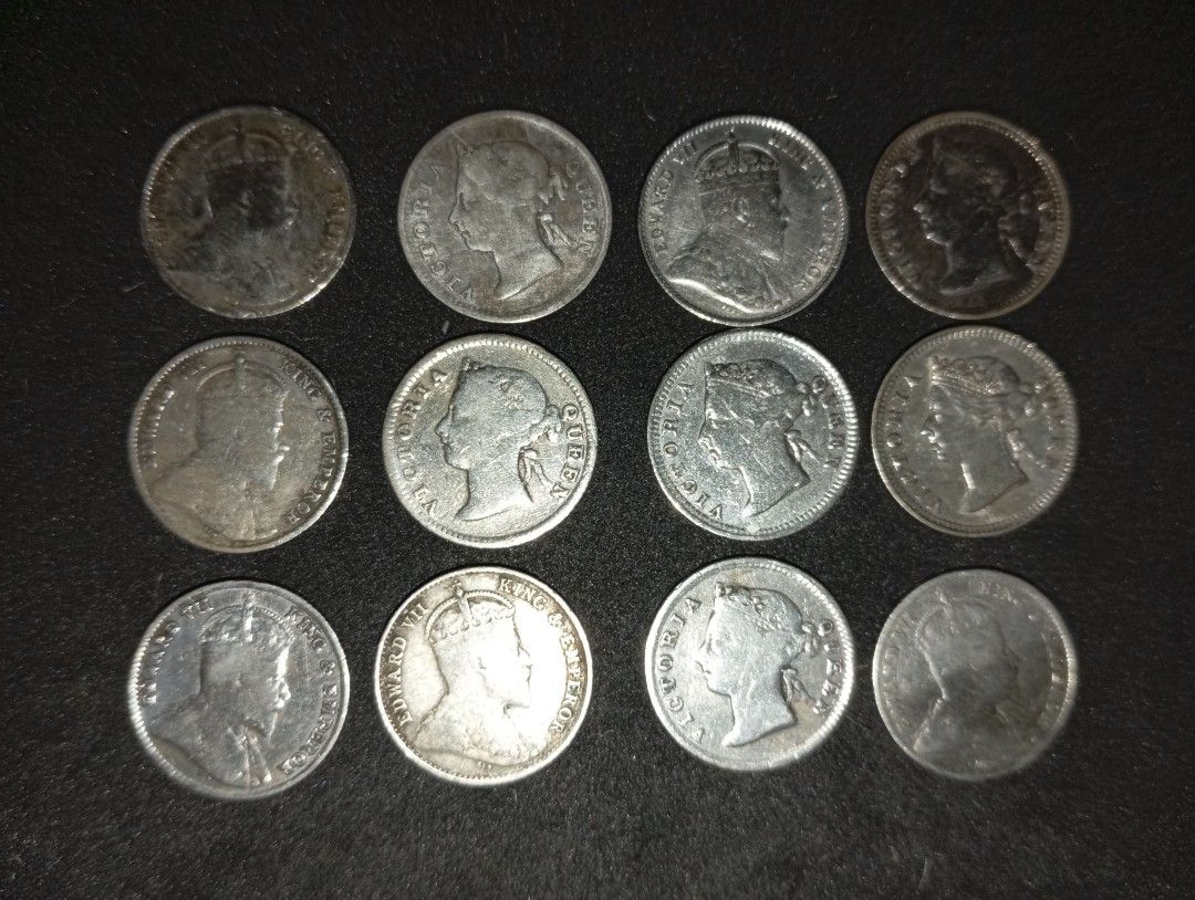 100年前香港五仙(每個）（任揀年份）送郵票價值32元, 興趣及遊戲, 收藏品及紀念品, 錢幣- Carousell