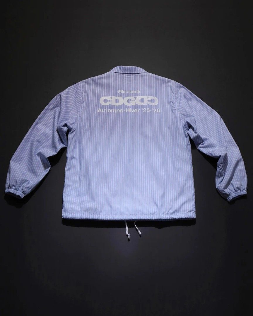 こ*ん様 新品未使用CDG×G-DRAGON COACH JACKET stri CDG G-DRAGON CLASSIC COACH JACKET stripe CDG x G-Dragon collection