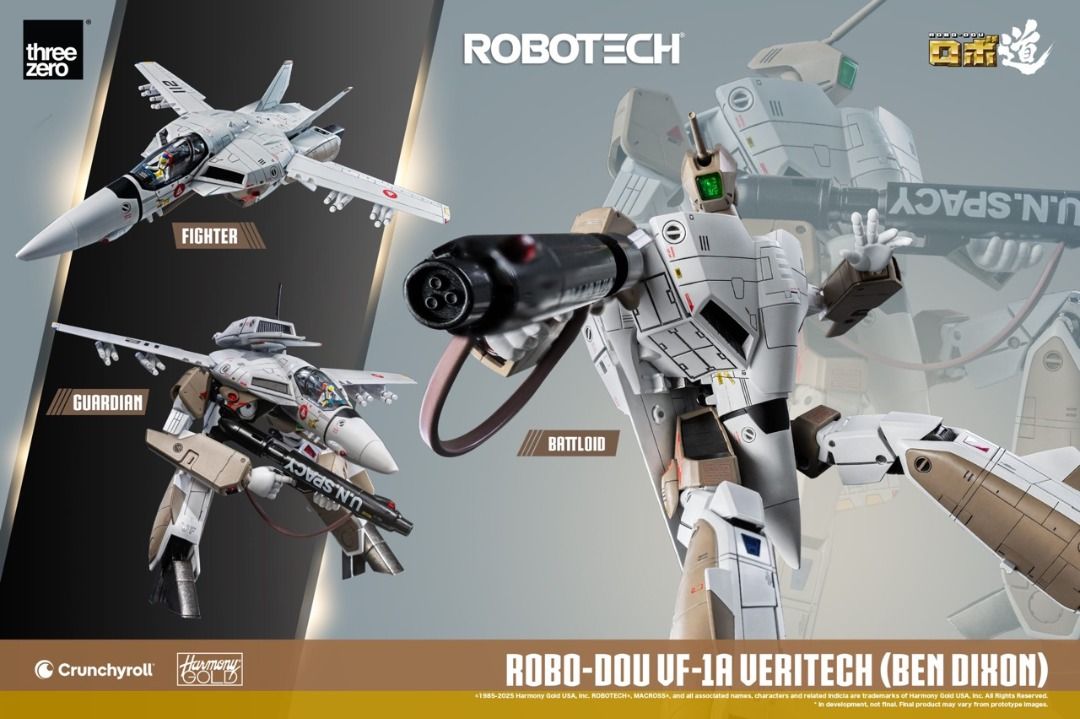 [ PRE ORDER / 預訂 ]Threezero ROBO-DOU系列 ROBOTECH VF‐1A Veritech (Ben ...