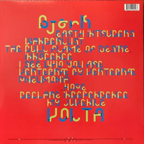 arthlp BJORK - Volta 2016 EU Press 2 x Vinyl LP Record (Brand New ...