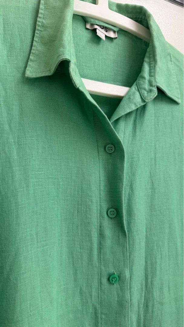 COS Linen Shirt Dress - Green - XS, Women's Fashion, Dresses & Sets, Dresses on Carousell COS Linen Shirt Dress - Green - XS, Women's Fashion, Dresses & Sets, Dresses on Carousell