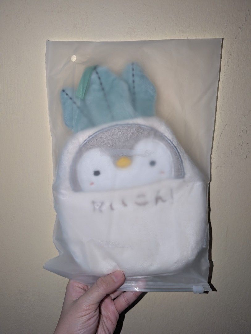 Cute Penguin Hand Towel in Packaging