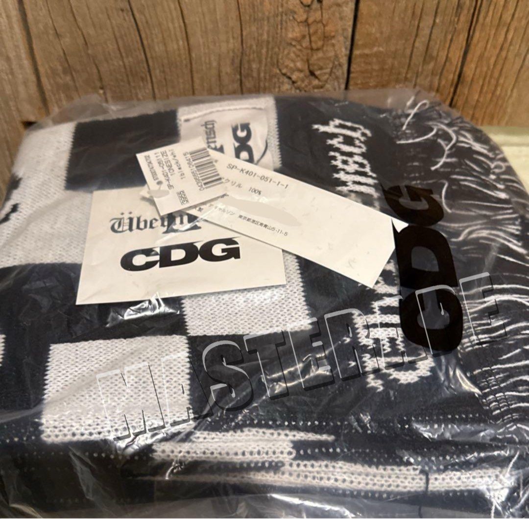CDG x G-DRAGON Checkered Stole Black G-DRAGON Ubermensch 權志龍x