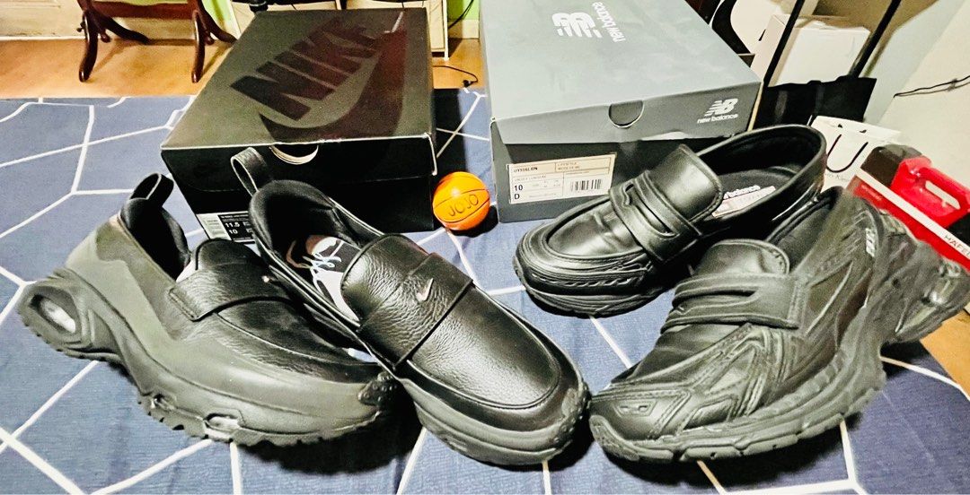 LOAFERS Sale (Category: Casual Shoes) located in Quezon City. Submitted by authenkicks (Listing ID 1411482762, Image 1). Description: Nike Phenomena Authentic 💯 Complete w/receipt Fitted SRP 8,595 New Balance 1906L Authentic 💯 Complete w/receipt Used 6.5k Both size 10mens NEGOOOO.